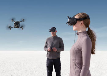 ¡Al estilo Iron man! DJI presentó su impresionante dron con vista en primera persona