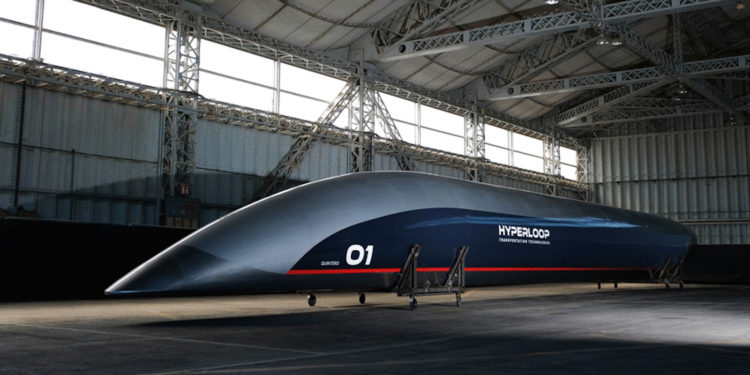 Hitachi joined forces with HyperloopTT to create a railroad capable of magnetically levitated