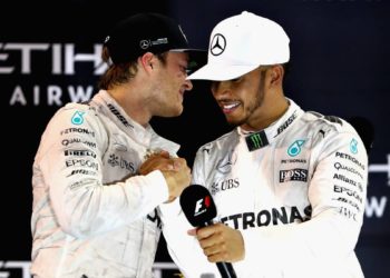 Hamilton and Rosberg were surprised to meet at Extreme E