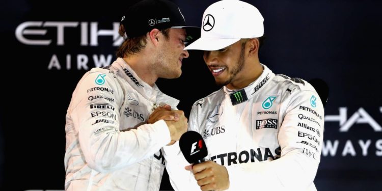 Hamilton and Rosberg were surprised to meet at Extreme E
