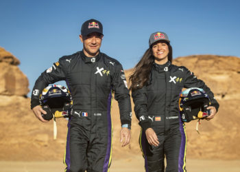 Sébastien Loeb y Cristina Gutiérrez se quedaron con la cima de la ronda clasificatoria de Extreme E