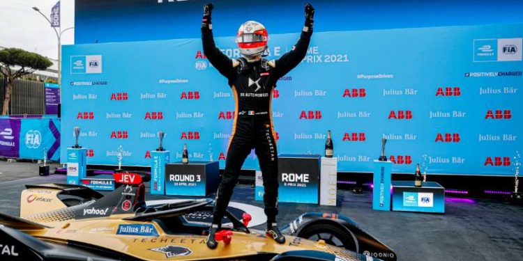Jean-Eric Vergne triumphed in a harsh race in Rome