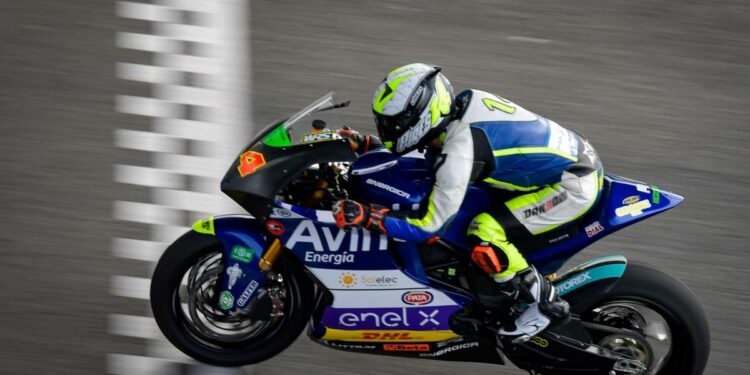 André Pires admitted nervousness at the start of the MotoE