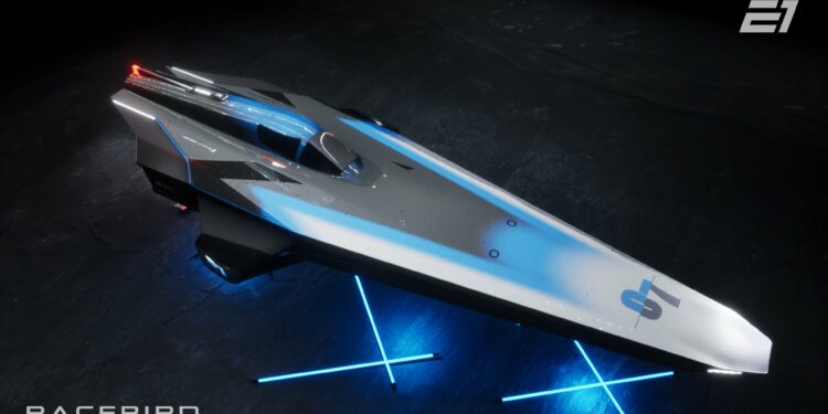 Racebird: The Futuristic All-Electric Racing Boat