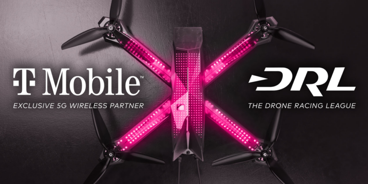 Drone Racing League and T-Mobile used Major League Event to launch the First 5G-enabled Drone