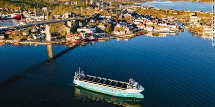 Autonomous Electric Cargo Ship ready for First Official Voyage