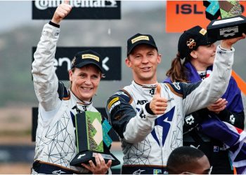 Mattias Ekström Takes the ‘Moment of the Race’ at the Enel X Island X Prix