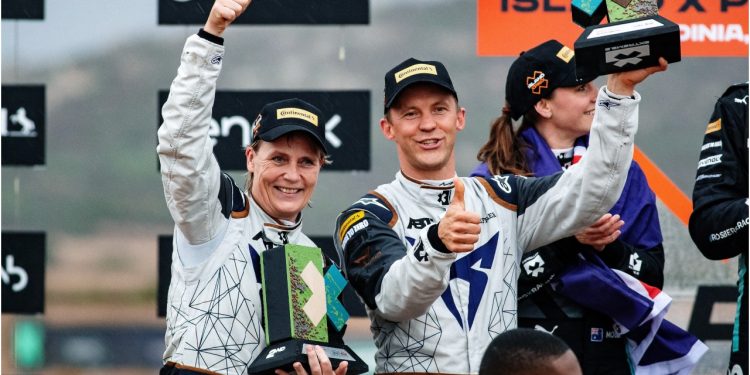 Mattias Ekström Takes the ‘Moment of the Race’ at the Enel X Island X Prix