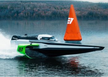This is an E1 Series official Racing Vehicle, RaceBird, on Board