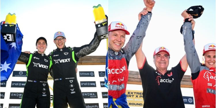 Veloce Racing and ACCIONA | Sainz XE Team Split Honors at Extreme E 2023 Kickoff at NEOM