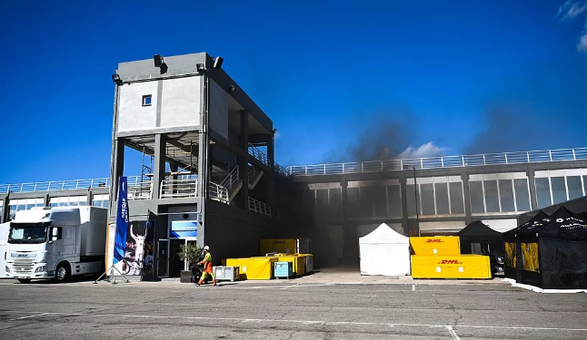 Fire Suspends Formula E Pre-Season Testing