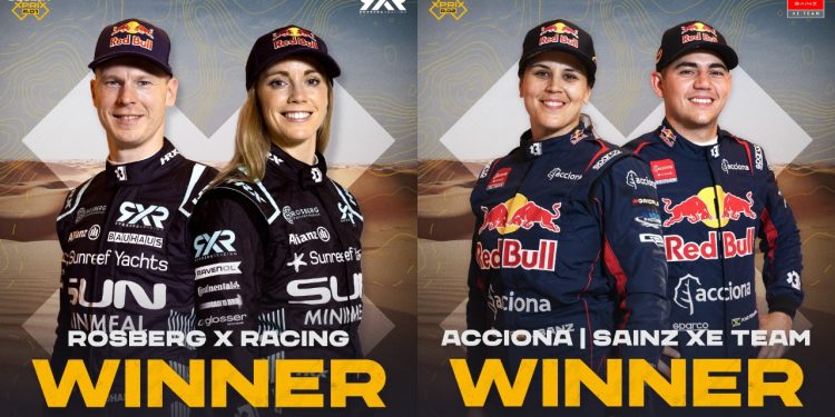 Rosberg X Racing and ACCIONA | Sainz XE Team Blaze the Trail as First 2024 Extreme E Race Winners